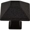 Jeffrey Alexander 1-1/4" Overall Length Matte Black Square Tahoe Cabinet Knob 602S-BLK - alternate 6
